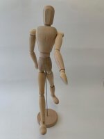 Mood Modellpuppe Holz. Männlich 40cm